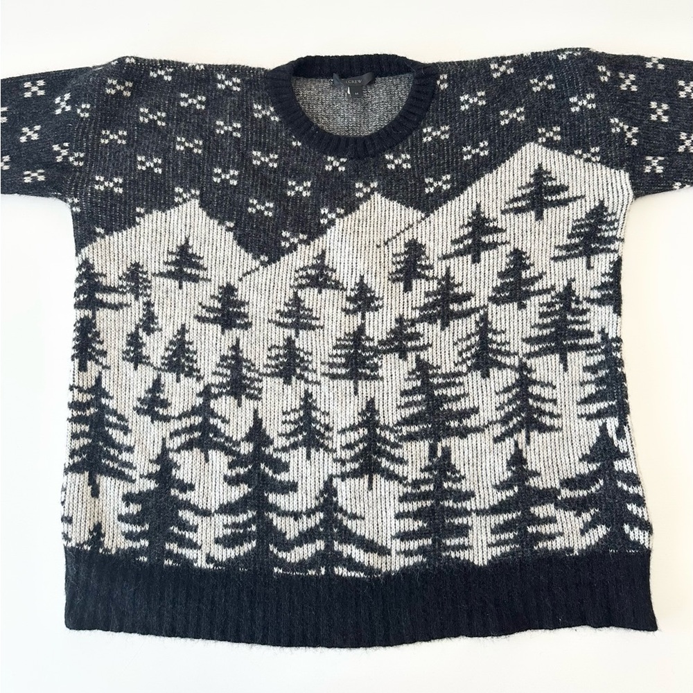 J. Crew Mountain Tree Fair Isle Sweater Men’s M